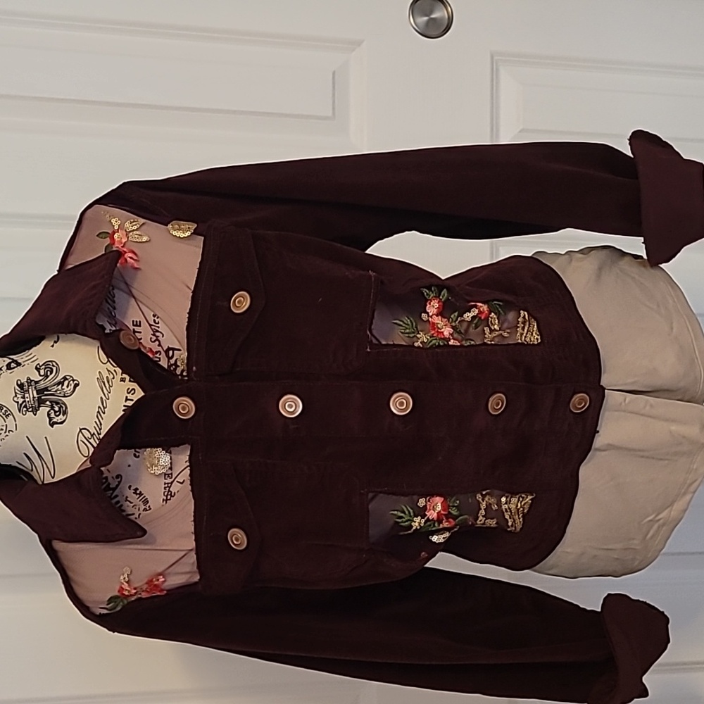 Refashioned jacket mesh unique